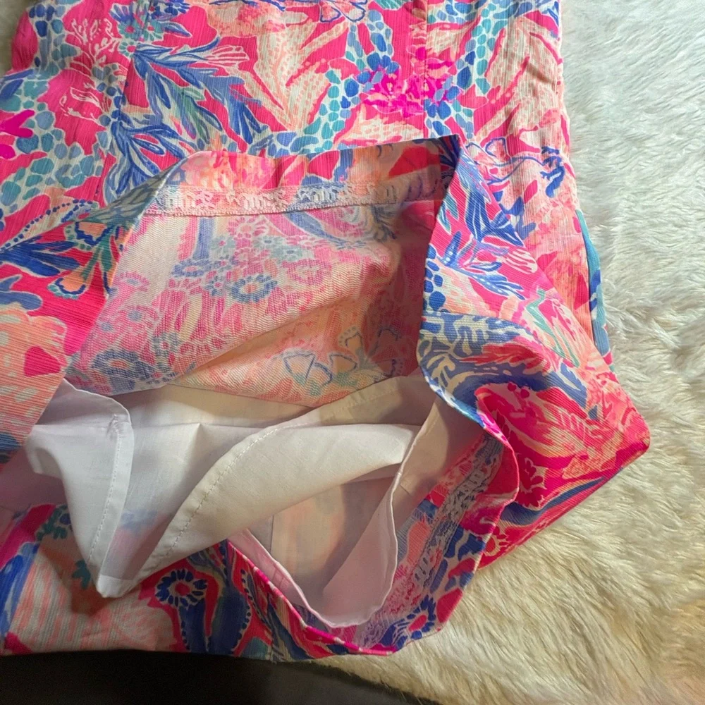 Lilly Pulitzer Mini Mila Big Girls Pink Pascha Sleeveless Shift Dress Size 14